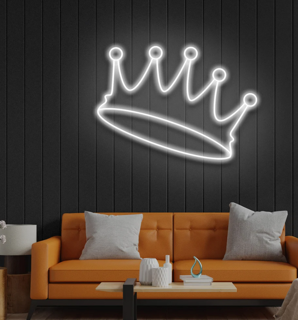 Crown | Neon Sign Wall Decor – Neon On Demand