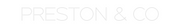 Custom Neon: PRESTON & CO