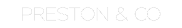 Custom Neon: PRESTON & CO