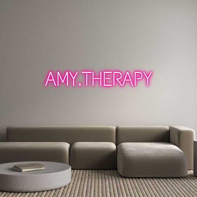 Custom Neon: AMY.THERAPY