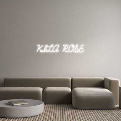 Custom Neon: KILA ROSE