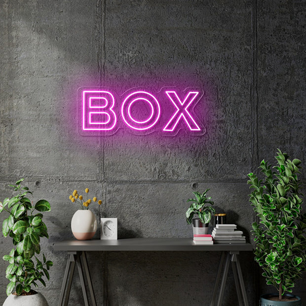 Custom Neon -Sesh and Box - Hot Pink - Indoor Signs