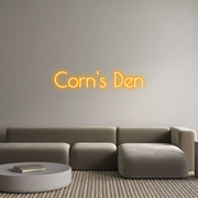 Custom Neon: Corn's Den