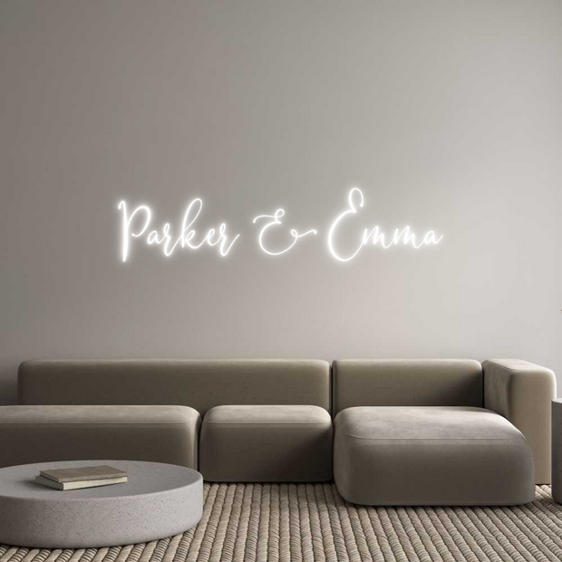 Custom Neon: Parker & Emma