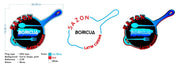 Custom neon | Sazon Boricua- UV print plus neons - 20x15inch  - incl Shipping and 2yrs Warranty