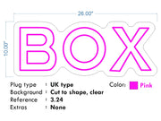 Custom Neon -Sesh and Box - Hot Pink - Indoor Signs