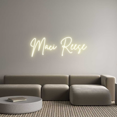 Custom Neon: Maci Reese