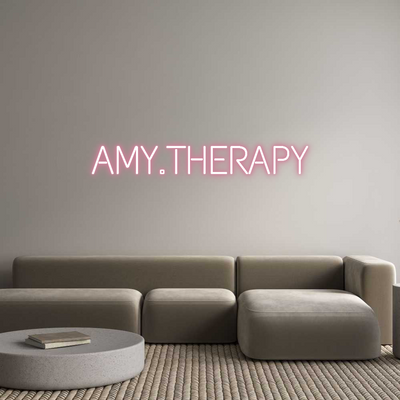 Custom Neon: AMY.THERAPY