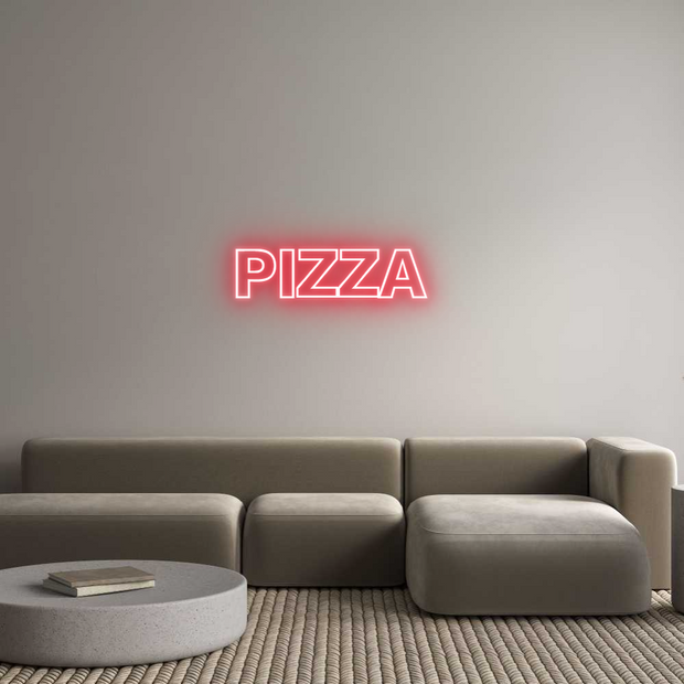 Custom Neon: PIZZA