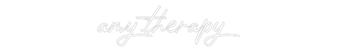 Custom Neon: amy.therapy