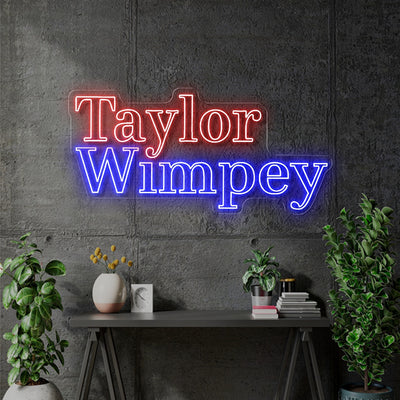 Custom Neon - Taylor Wimpey - 100cm - dimmer and delivery