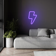 Custom Neons for Lightdash  - 12 custom bolts - 30 x 20cm -  x4 Cool White  x4 Teal and x4 Purple dimmer and delivery