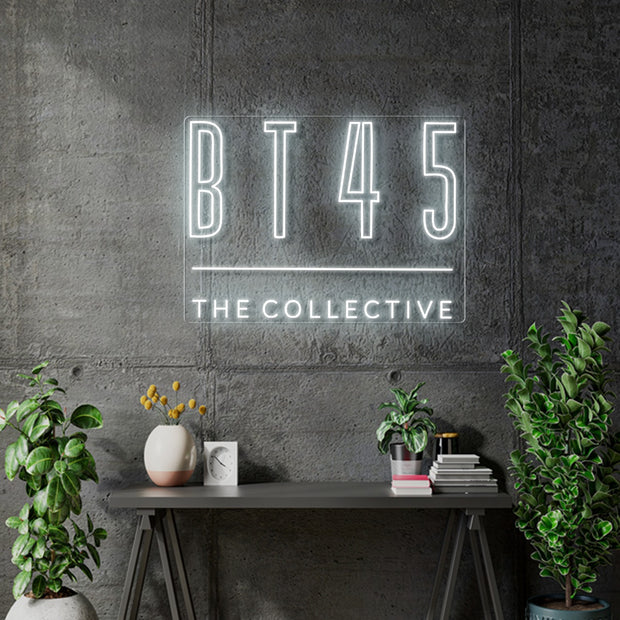 Custom Neon - BT80 and BT45 Collective - White and Gold - 90x66cm and 90x68cm  - dimmer and delivery