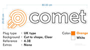Custom neon -  Comet (logo) & Eliminate Repeat Failure -  incl Shipping and 2yrs Warranty