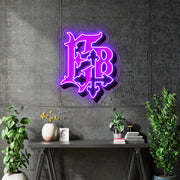 Custom Neon - Ever Black Tattoo -  Size 28x23inches dimmer and delivery