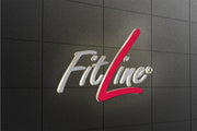 Custom 3D Channel Letter | FITLINE  - Silver and Red -  incl Delivery, VAT and 2yrs Warranty