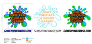 Custom neon -  Gomez Power Wash Neon  - OUTDOOR - 36inch x 34inch - Remote dimmer an  - incl Shipping and 2yrs Warranty