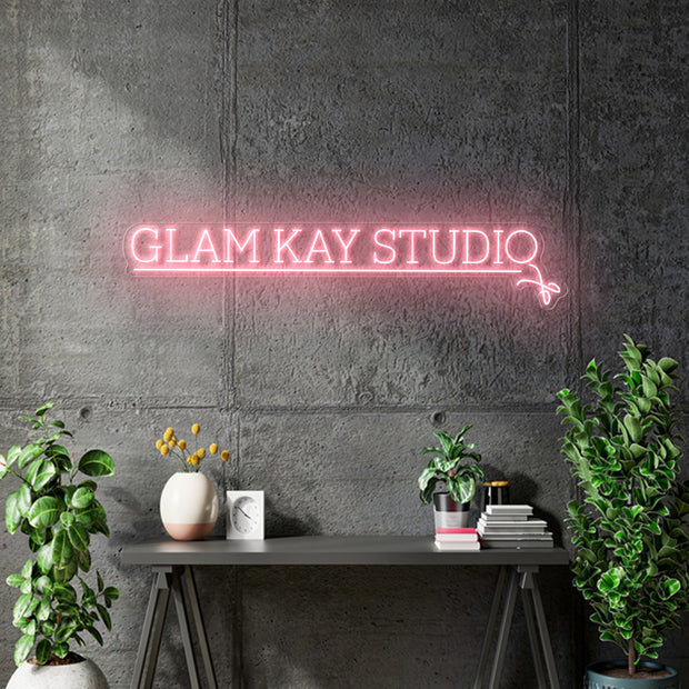 Custom Neon for Kaylyn- Rose Pink - Glam Kay Studio  - Free Delivery and Remote+ Battery