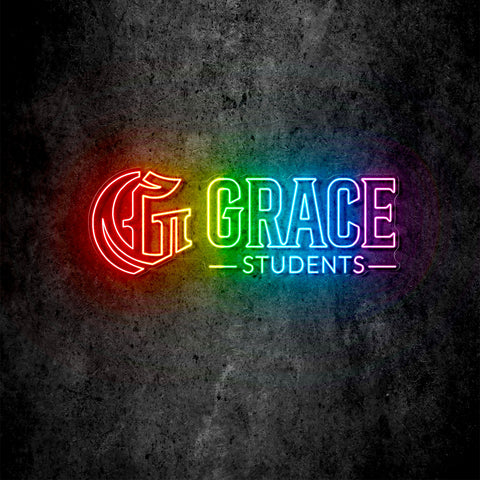Custom neon - Grace Students - Size: 36 x 12inch  - RGB -  incl Shipping and 2yrs Warranty