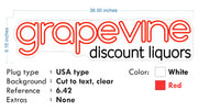 Custom Neons for Ravi - Grapevine Discount Liquors- Remote dimmer and Delivery