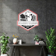 Custom Neon  - Hardy Farms Neon Sign -  White and  Red - Size: 30 x 30 inch - indoor Sign (2yrs Warranty)