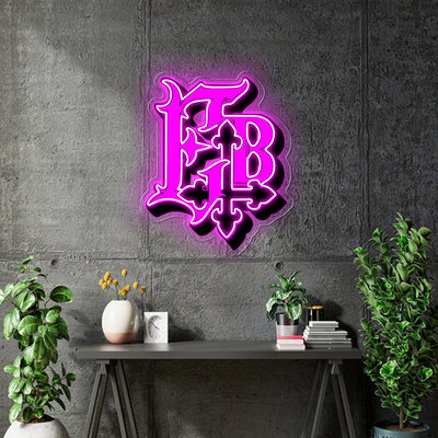 Custom Neon - Ever Black Tattoo -  Size 28x23inches dimmer and delivery