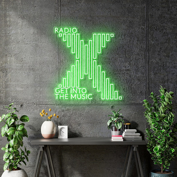 Custom Neon for Charli- Smooth Radio and Radio X  -Remote dimmer and Delivery