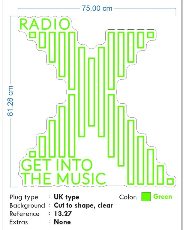 Custom Neon for Charli- Smooth Radio and Radio X  -Remote dimmer and Delivery