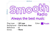 Custom Neon for Charli- Smooth Radio and Radio X  -Remote dimmer and Delivery