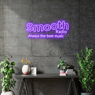 Custom Neon for Charli- Smooth Radio and Radio X  -Remote dimmer and Delivery