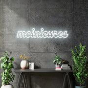 Custom Neon - mainicures - 80x15cm -  Remote dimmer and Delivery