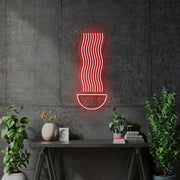 Custom Neon for Riley - Night Ramen icon - 36 x 14inch (3ft) Red neon  - Delivery and Dimmer included
