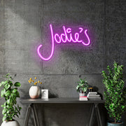 Custom Neon -  Jodie - Pink -  20inch x 14inch - INDOOR  - Remote dimmer and Delivery (2 yrs Warranty)