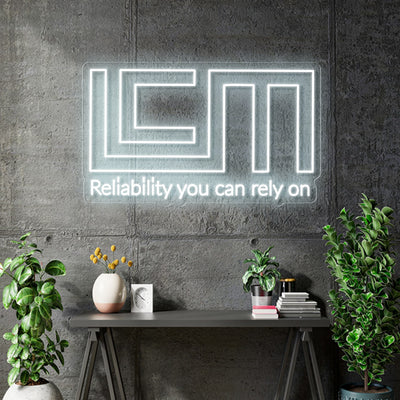 Custom Neon - LCM - White - 70x42cm - indoor Signs
