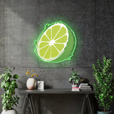 Custom neon -  Lime  -100cm x 100cm - Green + UV PRINT -  incl Shipping and 2yrs Warranty
