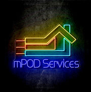 Custom Neon  -  MPOD SERVICES  - Size: 50cm x 33cm  - indoor Sign (2yrs Warranty)