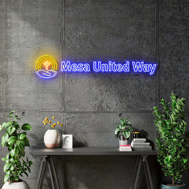 Custom neon - Mesa United Way | Azura  -  incl Shipping and 2yrs Warranty