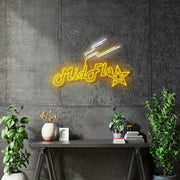 Custom Neon -  MidFlo Size: 24 x 15inch | Sacha Pete Size: 25 * 22inch - indoor Sign (2yrs Warranty)