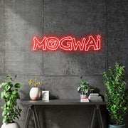 Custom Neons - MogWai - RED Led - 100 x 25cm - Outdoor Sign (2yrs Warranty)