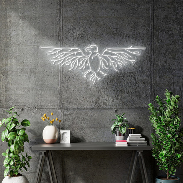 Custom neon | Red Sparrow Design -  24 x 9.39 inch  - White -  incl Deliver and 2yrs Warranty