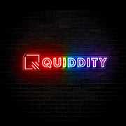 Custom Neon -  QUIDDITY -RGB Multicolur - 30x 6inch  - INDOOR  - Remote dimmer and Delivery