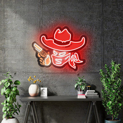 Custom Neon for Ryan - UV print + Neon Warm White ,White and Red - Remote dimmer and Delivery