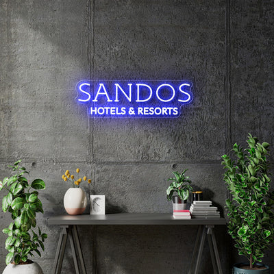 Custom Neon: Sandos Hotels...