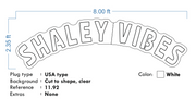 Custom neon - Shaley Vibes - White - 8 x 2.35ft  - incl Shipping and 2yrs Warranty