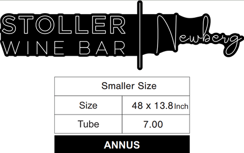 Custom Neon Logo - Stoller Wine | Newberg - Warm White neon - 90 * 26 inches & 48inch * 13.8 inch  - indoor Signs (2yrs Warranty)