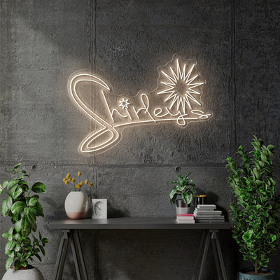 Custom Neon - Shirley's - 60 x 42 inch - Warm White - dimmer and delivery