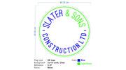Custom Neons - Slater and Sons Construction Ltd | One Ball Buggies - indoor Sign (2yrs Warranty) - both Battery Operated