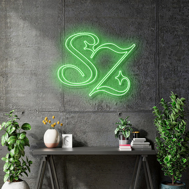 Custom Neon |  SZ for Ben -  Size: 3ft x 2.5ft - Green Neon -  incl Shipping before or by 29th, and 2yrs Warranty
