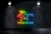 Custom Neon -  The Goose Cave - RGB Multicolour - 30x23inch -  Delivery and Remote