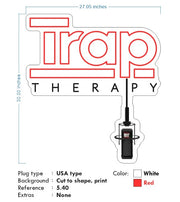 Custom Neon - Trap Therapy - RED - 30x27inch - dimmer and delivery